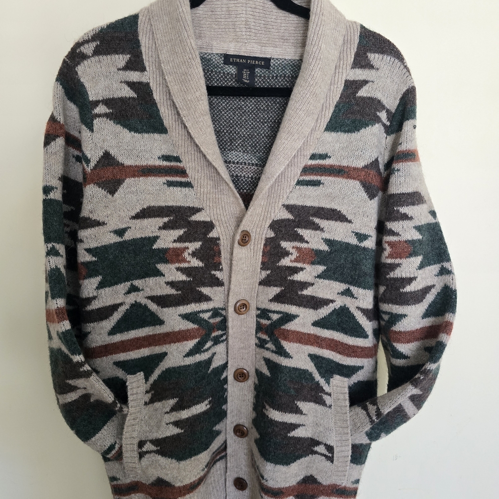Men's Multicolor Patterned Sweater